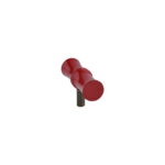 Red Cabinet Knob, for Cabinets, Drawers and Wardrobes
