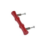 Red Wooden Cabinet Handle