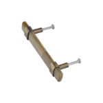 Natural Horn T-Bar Cabinet Pull, Antique Brass Finish, for Cabinets and Wardrobes - Image 2
