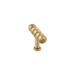 Antique Brass Beaded T-Bar Cabinet Knob,