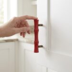 Red Wooden Cabinet Handle - Image 4