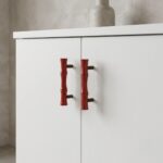 Red Wooden Cabinet Handle - Image 5