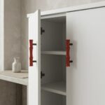 Red Wooden Cabinet Handle - Image 6