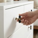 Black T-Bar, Cabinet Knob - Image 4